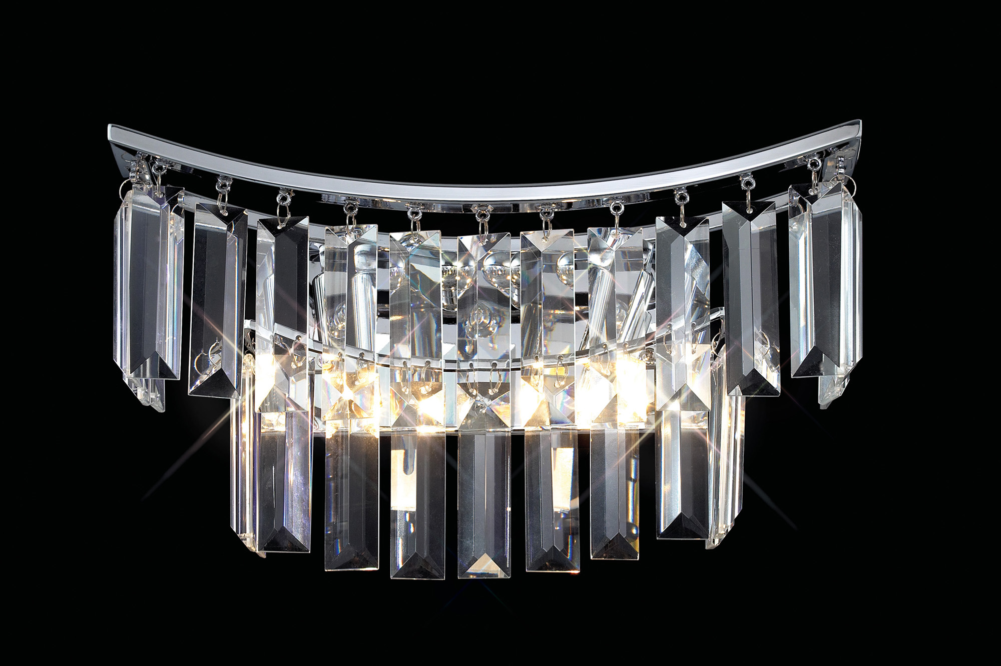 IL30641  Gianni Crystal Wall Lamp 2 Light